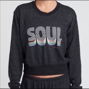 Spiritual Gangster x SoulCycle Cropped Sweatshirt